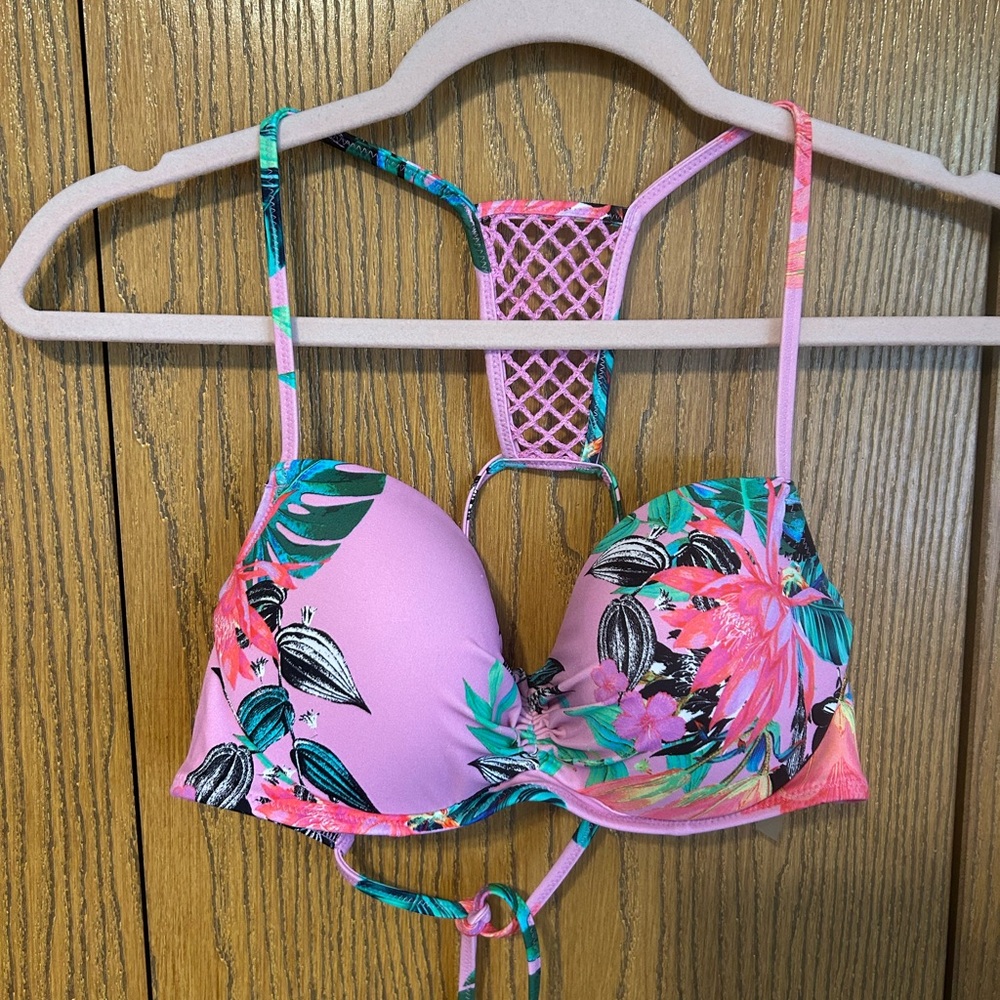 Tropical bikini top